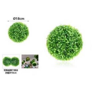 Műnövény puszpáng gömb dekoráció UV-álló 180mm Kmt STYLE