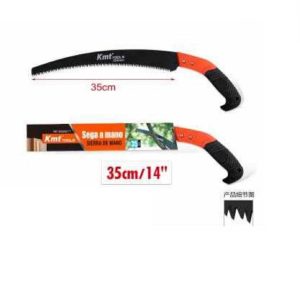 Kerti íves gallyazó fűrész teflon bevonattal és ergonomikus markolattal 350mm Kmt TOOLS