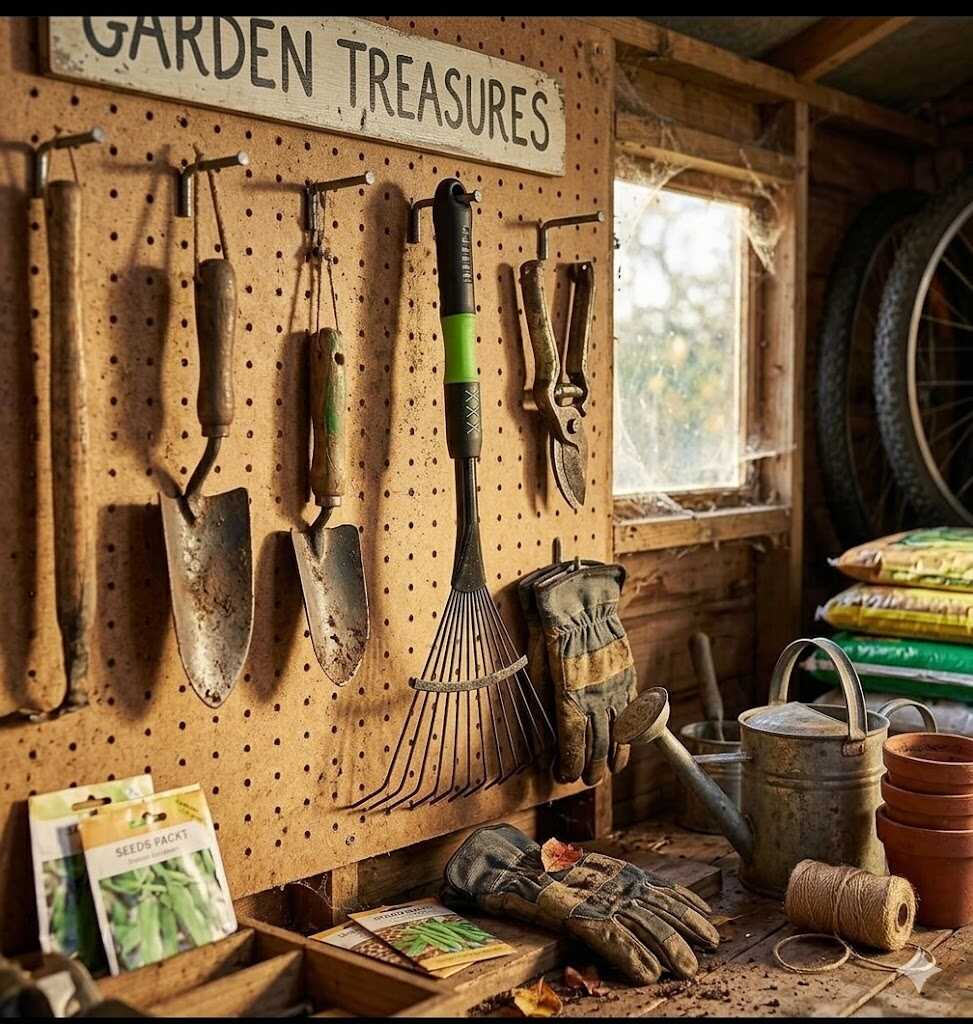 Hosszított kerti kézi lombseprű és legyezőgereblye rugalmas acél fogakkal 500mm Kmt TOOLS - Image 2