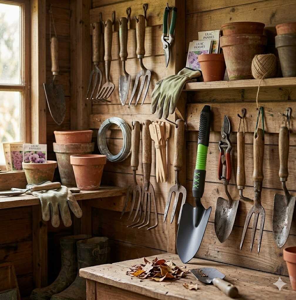 Kerti kézi ültetőlapát hegyes acél fejjel és ergonomikus nyéllel 440mm Kmt TOOLS - Image 3