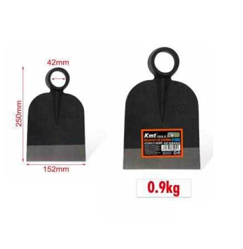 Kovácsolt acél kapafej megerősített házzal 0,9kg Kmt TOOLS