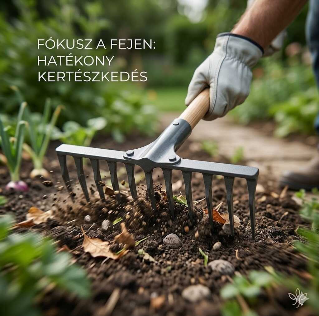 Kerti acél gereblyefej megerősített nyakkal 330mm Kmt TOOLS - Image 4