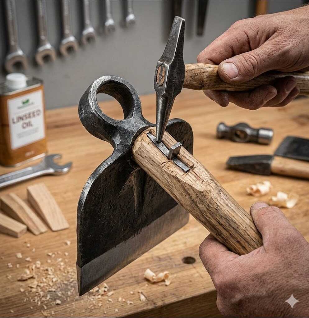 Kovácsolt acél kapafej megerősített házzal 1,35kg Kmt TOOLS - Image 3