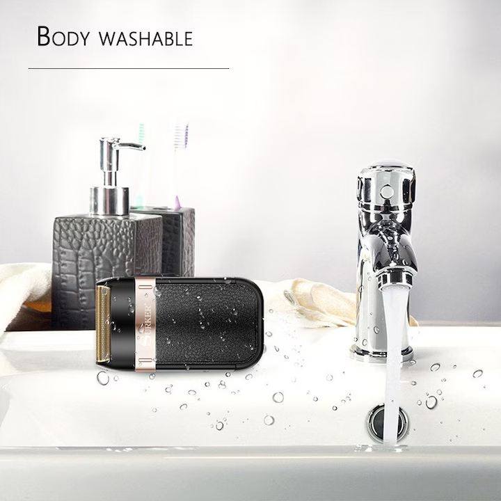 Kompakt hordozható elektromos borotva LCD kijelzővel és 180 perces üzemidővel Surker - Image 2