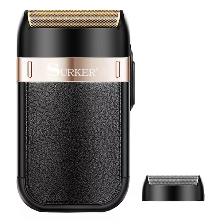 Kompakt hordozható elektromos borotva LCD kijelzővel és 180 perces üzemidővel Surker