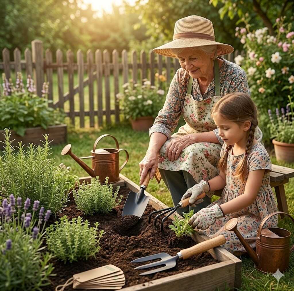 Mini kerti szerszám készlet fa nyéllel 3 darabos Kmt TOOLS - Image 2