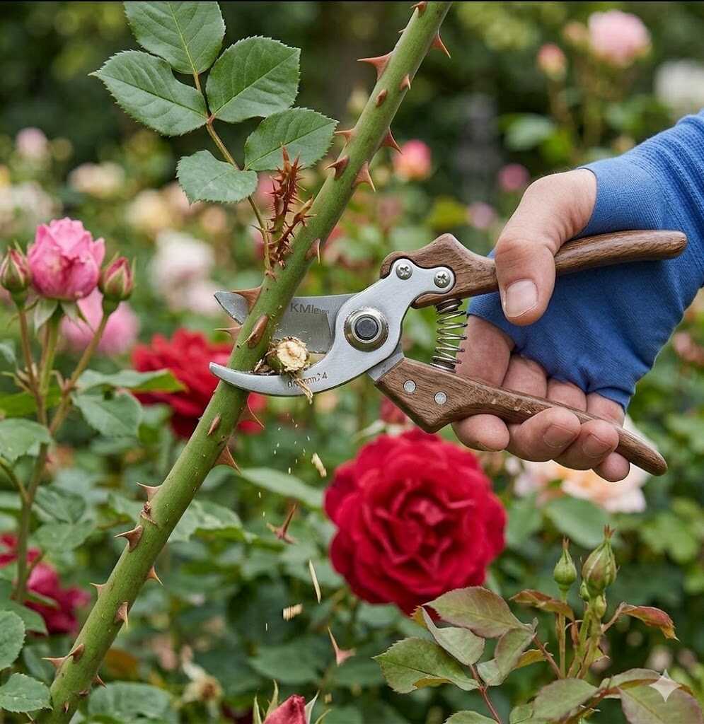 Prémium SK-5 acél metszőolló faerezetű markolattal 215mm Kmt TOOLS - Image 2