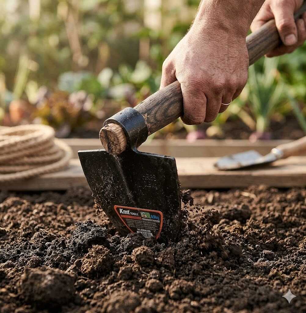 Kerti acél szívkapa fej megerősített nyakkal 190x245mm Kmt TOOLS - Image 2