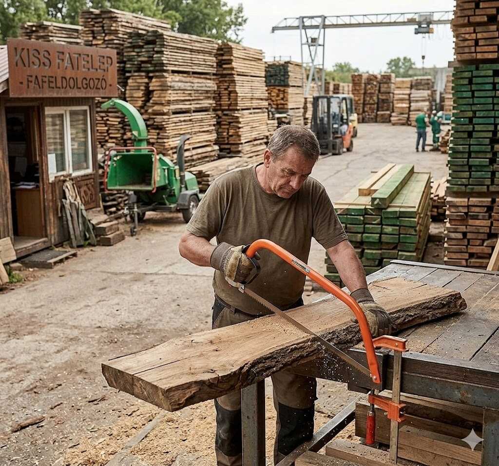 Kerti keretes fűrész feszítőkarral és ujjvédővel 600mm Kmt TOOLS - Image 2