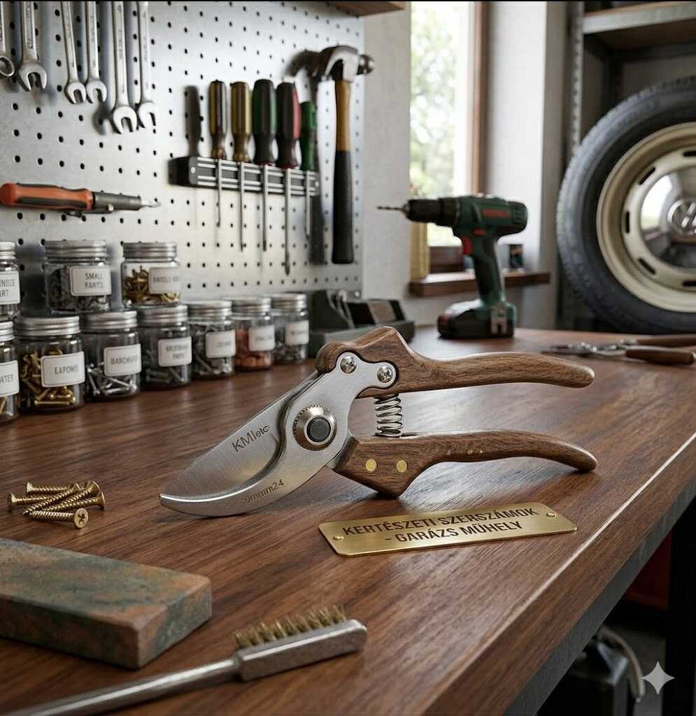 Prémium SK-5 acél metszőolló faerezetű markolattal 215mm Kmt TOOLS - Image 3