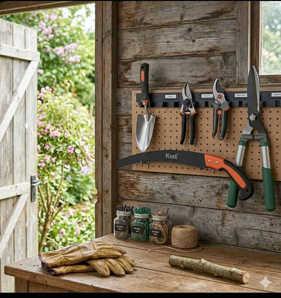 Kerti íves gallyazó fűrész teflon bevonattal és ergonomikus markolattal 350mm Kmt TOOLS - Image 3