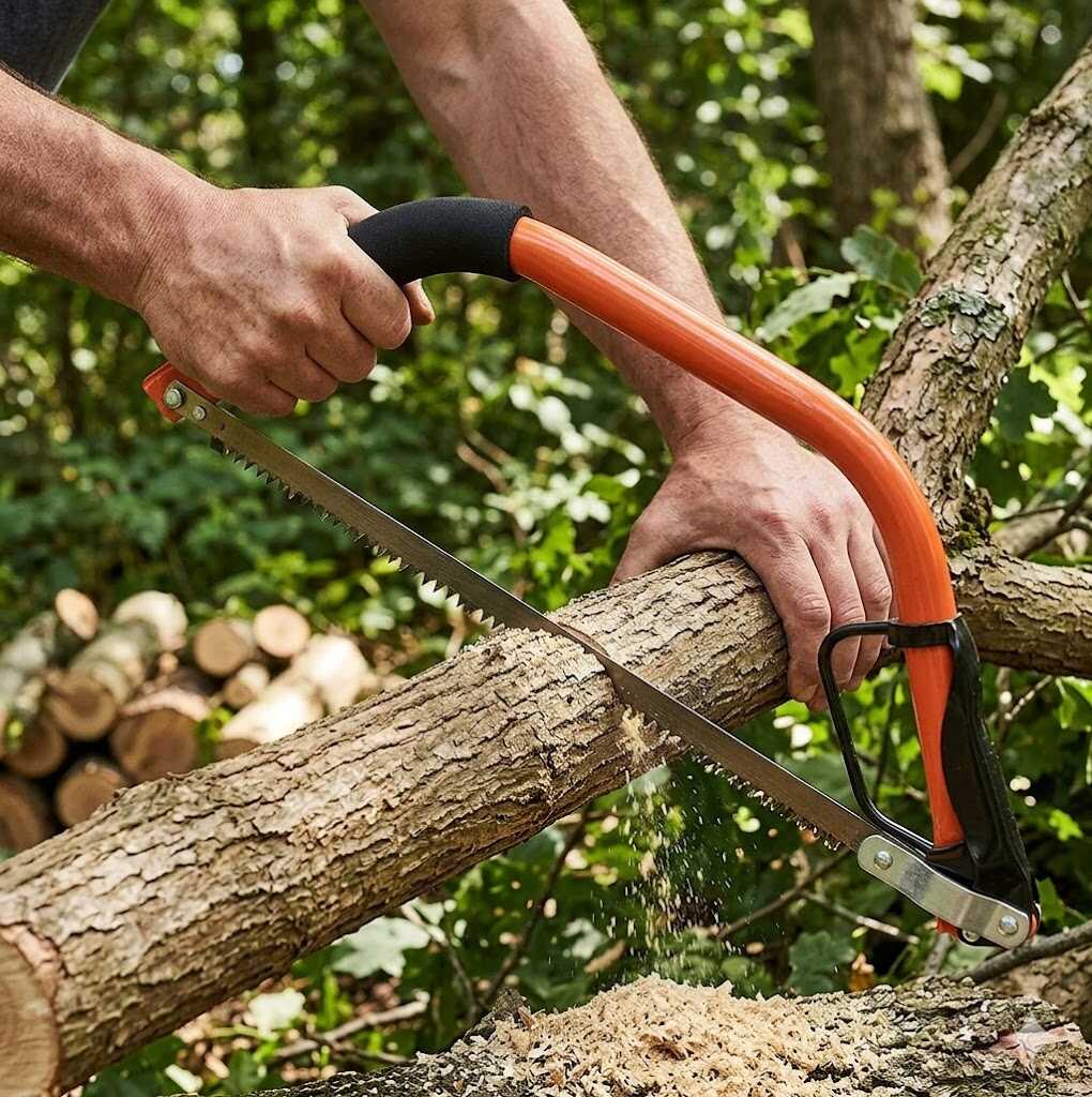 Kerti keretes gallyazó fűrész kézvédővel 45cm Kmt TOOLS - Image 4