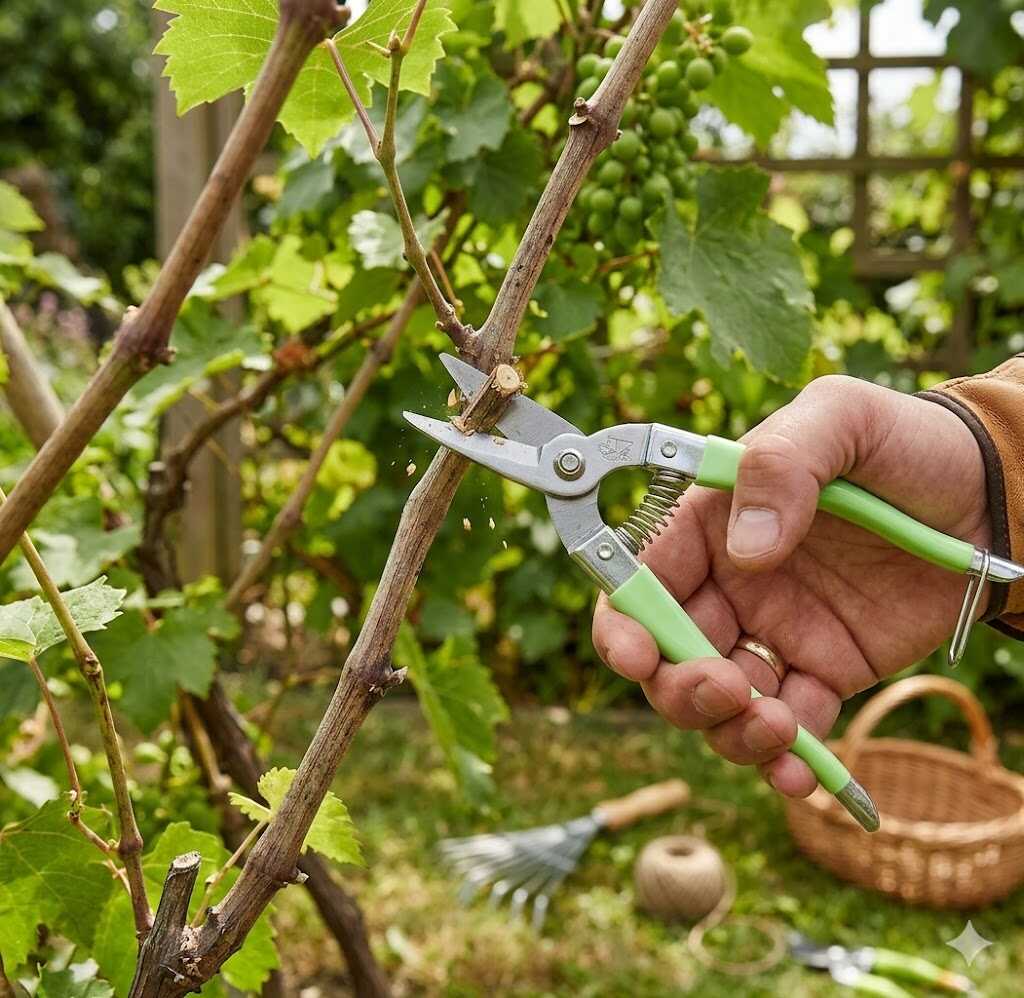 Kerti szüreti és virágmetsző olló PVC markolattal 16.8cm Kmt TOOLS - Image 4