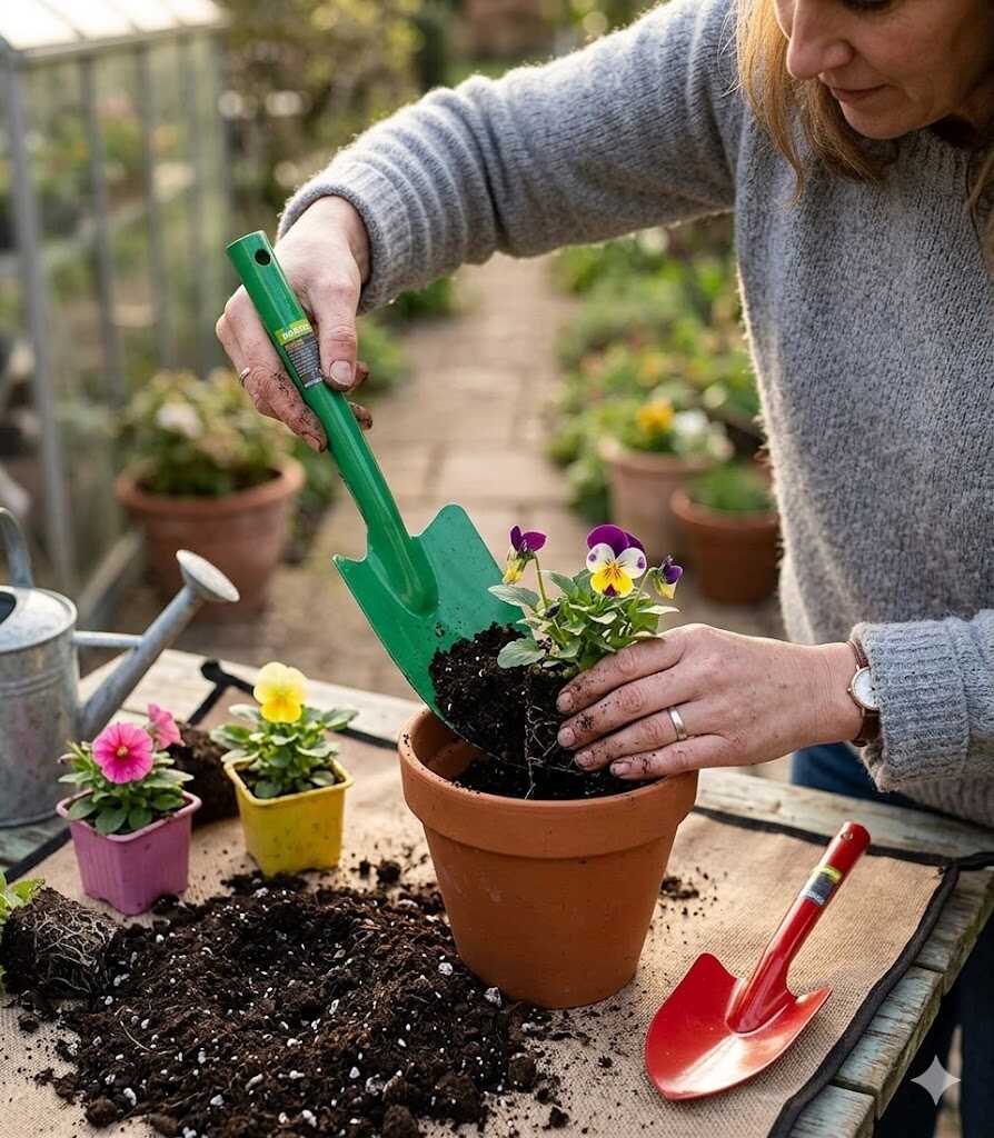 Kerti acél kézi ásólapát és ültetőlapát 44cm Kmt TOOLS - Image 4